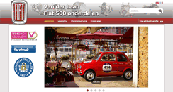 Desktop Screenshot of fiat500vdlaan.nl